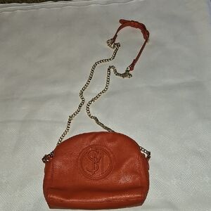 Steve Madden Orange Leather Crossbody Bag